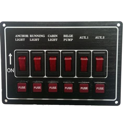 electrical panel switch box|12v switch panels.